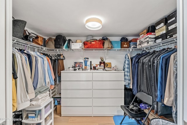 2100 N Atlantic Ave Unit 1110, Cocoa Beach, FL 32931 - spacious closet with wood finished floors