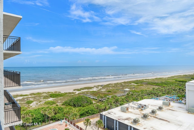 2100 N Atlantic Ave Unit 1110, Cocoa Beach, FL 32931 - water view featuring nearby beach