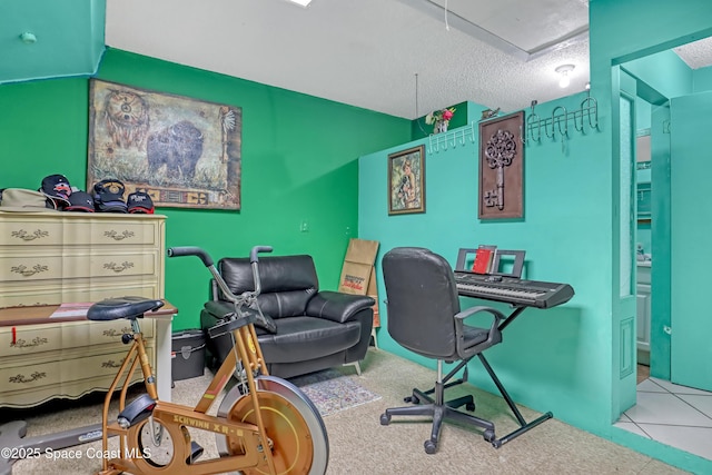 905 Spring St NW, Palm Bay, FL 32907 - office with a textured ceiling