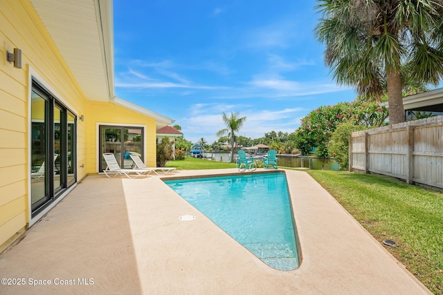 33 Yawl Dr, Cocoa Beach, FL 32931 - view of swimming pool featuring a patio area