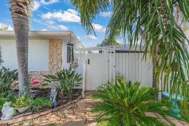 2975 Matthew Dr, Rockledge, FL 32955 - view of yard featuring a gate