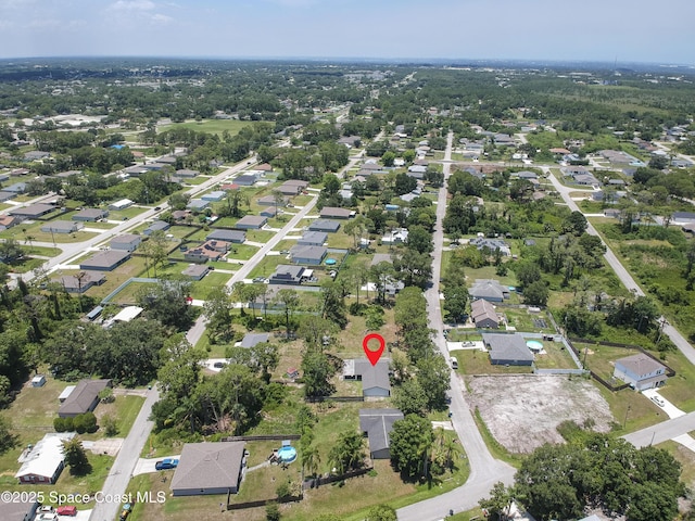 1384 Vancouver Ave SE, Palm Bay, FL 32909 - aerial view of property and surrounding area featuring nearby suburban area