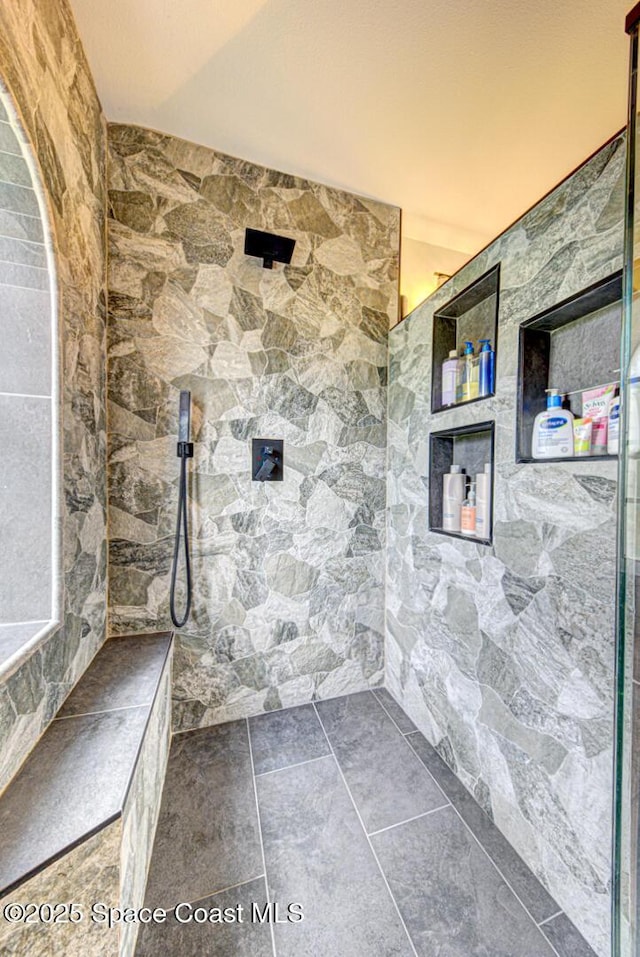 6980 Cairo Rd, Cocoa, FL 32927 - full bath featuring a tile shower