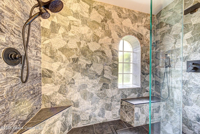 6980 Cairo Rd, Cocoa, FL 32927 - bathroom with tiled shower