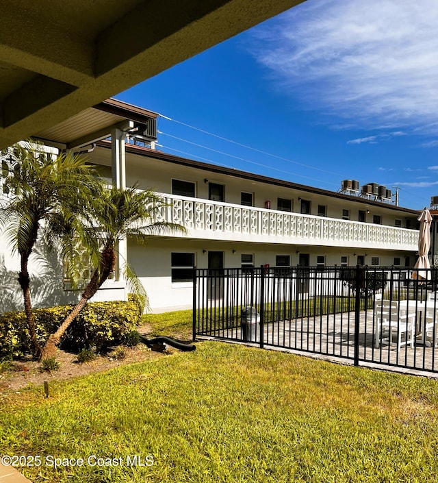 5600 N Banana River Blvd Unit 38, Cocoa Beach, FL 32931 - exterior space featuring a patio area and stucco siding