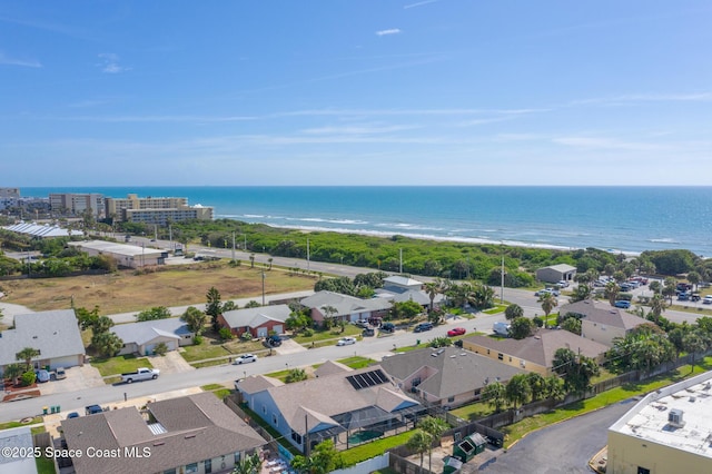 147 Ocean View Ln, Melbourne, FL 32903 - aerial perspective of suburban area featuring a large body of water