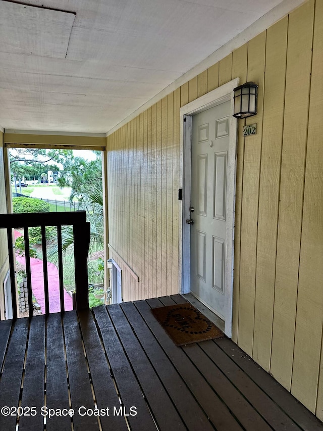 2190 Forest Knoll Dr NE Unit 90-202, Palm Bay, FL 32905 - property entrance featuring covered porch