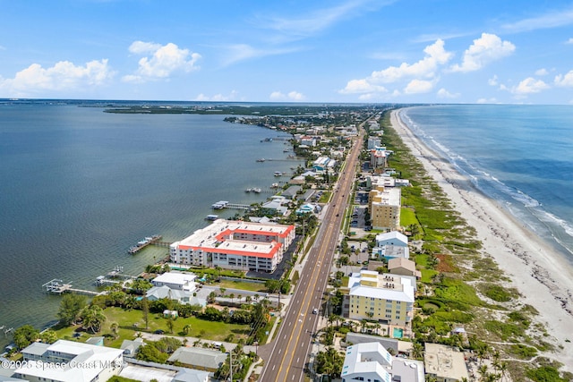3360 S Atlantic Ave Unit 212, Cocoa Beach, FL 32931 - aerial view of waterfront with a beach