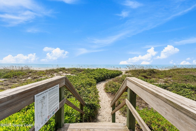 3360 S Atlantic Ave Unit 212, Cocoa Beach, FL 32931 - view of community with view of water and beach