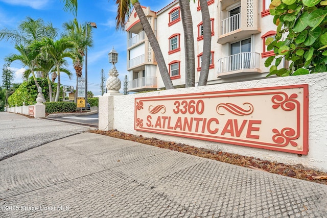3360 S Atlantic Ave Unit 212, Cocoa Beach, FL 32931 - view of community sign