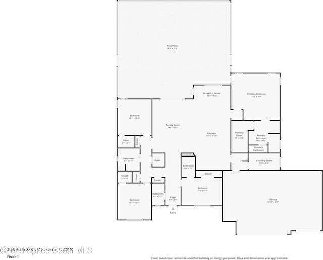 3110 Addison Dr, Melbourne, FL 32940 - view of floor plan / room layout