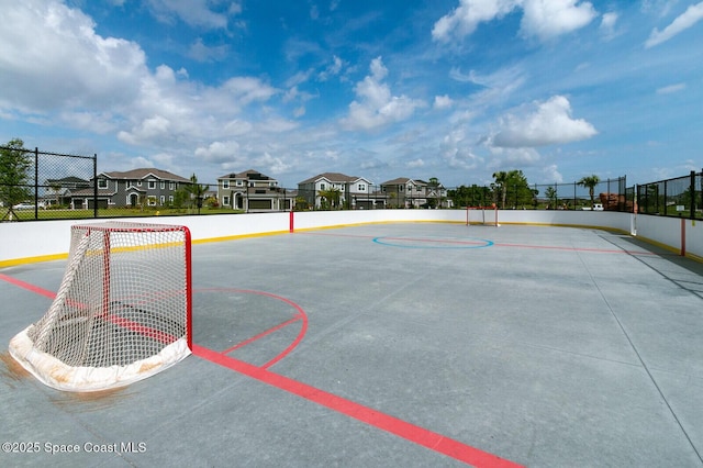 3110 Addison Dr, Melbourne, FL 32940 - view of property's community featuring a sport area and a residential view
