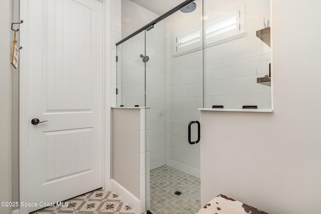 3243 Casare Dr, Melbourne, FL 32940 - full bath featuring a stall shower