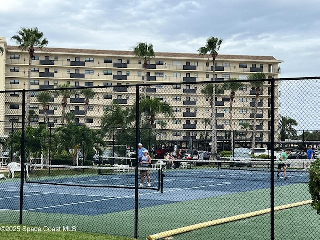 500 Palm Springs Blvd Unit 411, Indian Harbour Beach, FL 32937 - view of tennis court