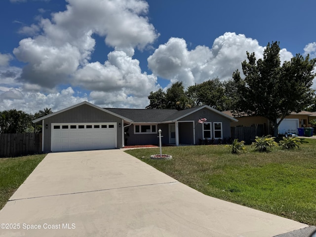669 Vocelle Ave, Sebastian, FL 32958 - ranch-style house with a garage and driveway