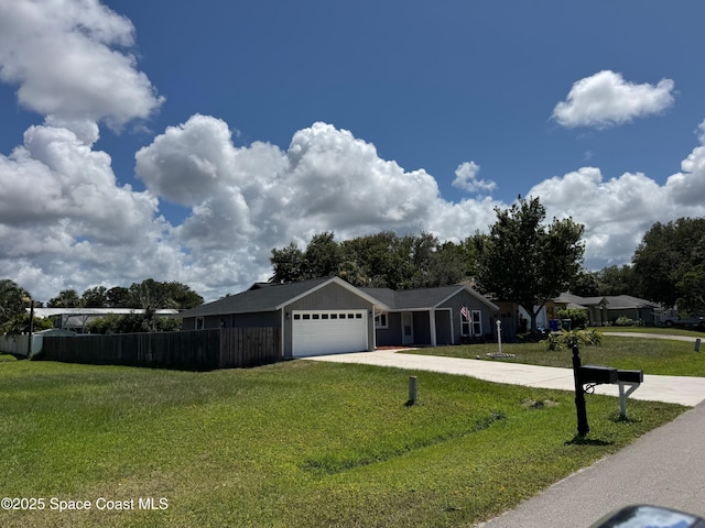 669 Vocelle Ave, Sebastian, FL 32958 - ranch-style home featuring an attached garage and driveway