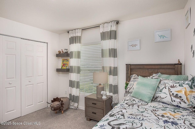 301 Latham St SE, Palm Bay, FL 32909 - carpeted bedroom with a closet and baseboards