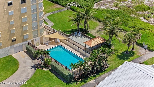 3221 S Atlantic Ave Unit 703, Cocoa Beach, FL 32931 - aerial view of a pool