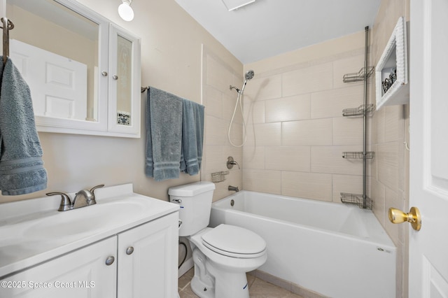 1515 Huntington Ln Unit 227, Rockledge, FL 32955 - full bathroom featuring shower / tub combination, vanity, and tile patterned floors