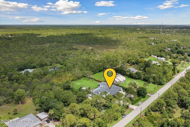 6190 Brabrook Ave, Grant, FL 32949 - aerial overview of property's location with a forest