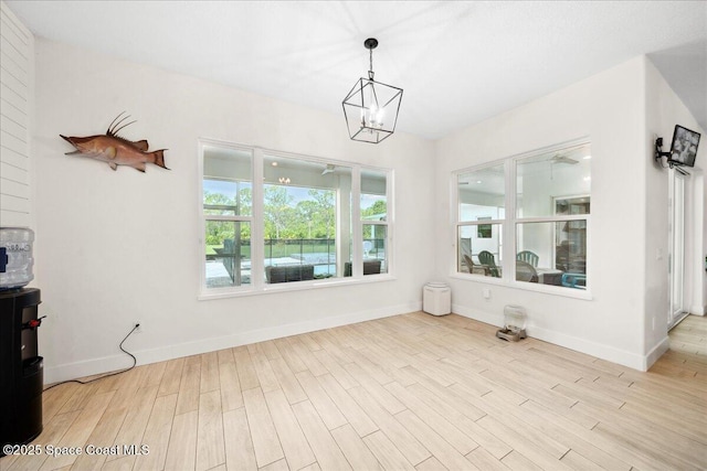 6190 Brabrook Ave, Grant, FL 32949 - unfurnished sunroom with a chandelier