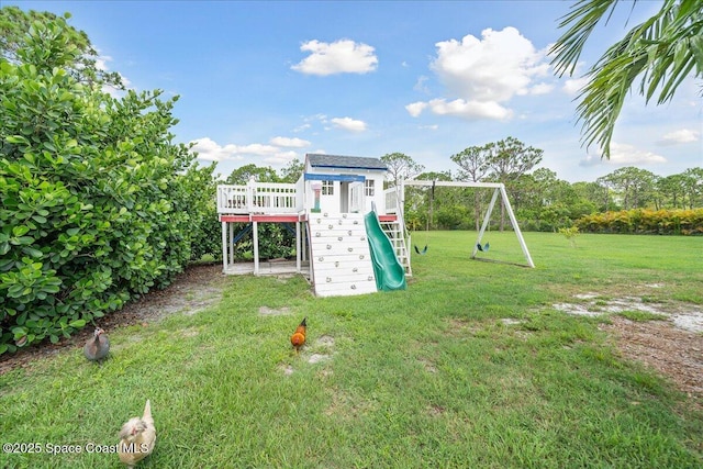 6190 Brabrook Ave, Grant, FL 32949 - view of play area featuring a yard