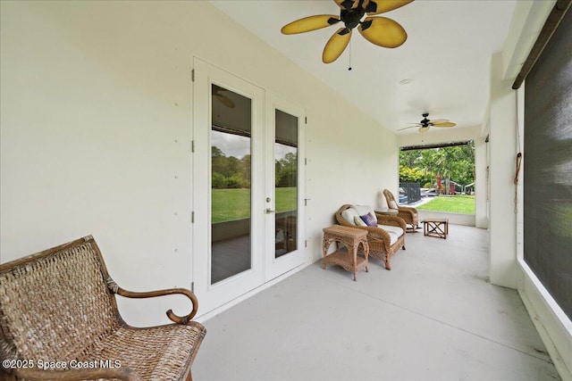 6190 Brabrook Ave, Grant, FL 32949 - sunroom featuring french doors