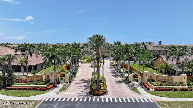 152 Clemente Dr, Satellite Beach, FL 32937 - surrounding community featuring decorative driveway