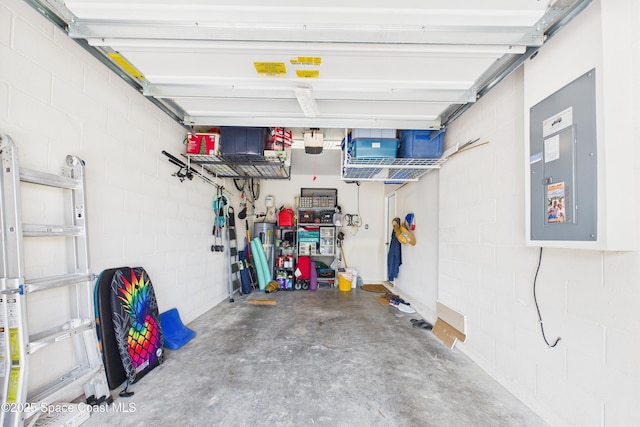 152 Clemente Dr, Satellite Beach, FL 32937 - garage featuring electric panel