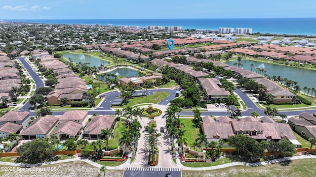 152 Clemente Dr, Satellite Beach, FL 32937 - aerial view of property and surrounding area with a nearby body of water and nearby suburban area