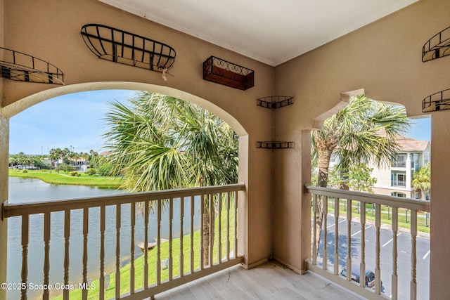 6461 Borasco Dr Unit 3808, Melbourne, FL 32940 - balcony featuring a water view
