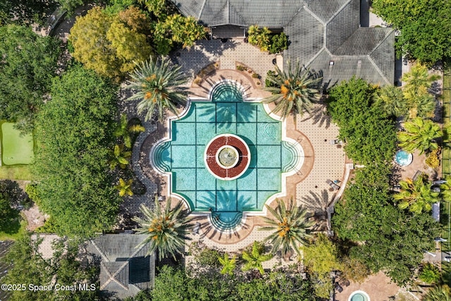 6461 Borasco Dr Unit 3808, Melbourne, FL 32940 - bird's eye view of a pool area