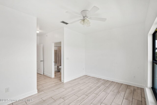 6461 Borasco Dr Unit 3808, Melbourne, FL 32940 - unfurnished room featuring light wood-style floors and ceiling fan