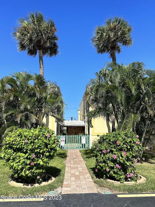 350 Taylor Ave Unit 11B2, Cape Canaveral, FL 32920 - surrounding community with a gate