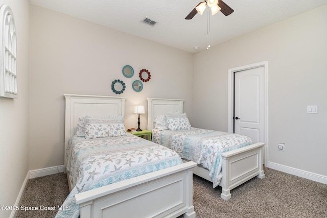 4014 Preservation Cir, Melbourne, FL 32934 - bedroom with carpet and ceiling fan