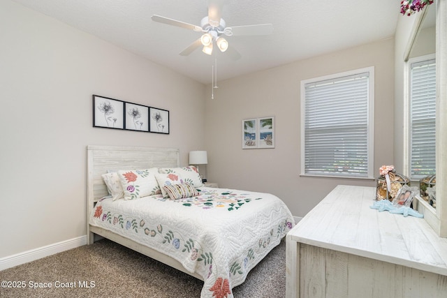 4014 Preservation Cir, Melbourne, FL 32934 - bedroom with carpet and a ceiling fan