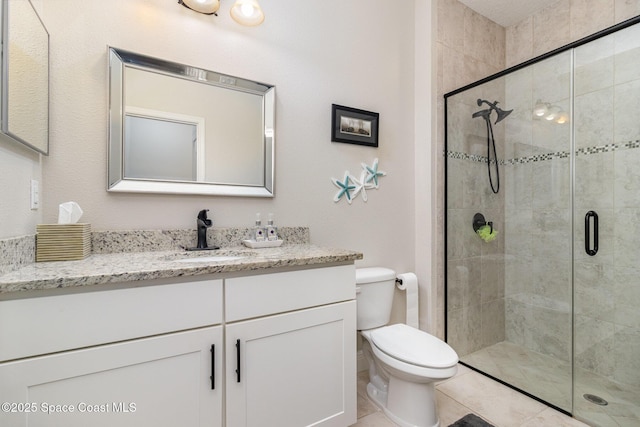 4014 Preservation Cir, Melbourne, FL 32934 - bathroom with vanity and a shower stall