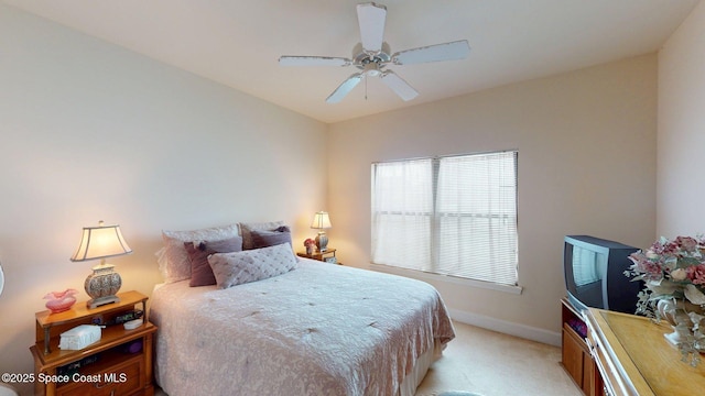 6461 Borasco Dr Unit 1805, Melbourne, FL 32940 - bedroom featuring light carpet and a ceiling fan