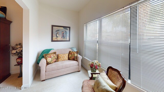 6461 Borasco Dr Unit 1805, Melbourne, FL 32940 - sitting room with carpet flooring and baseboards