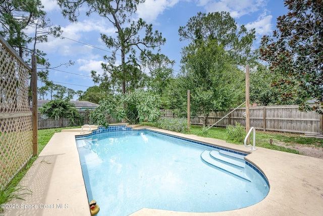 957 Stage St SE, Palm Bay, FL 32909 - view of pool featuring a fenced backyard and a patio area