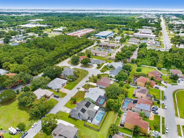 1067 Red Bud Cir, Rockledge, FL 32955 - aerial perspective of suburban area