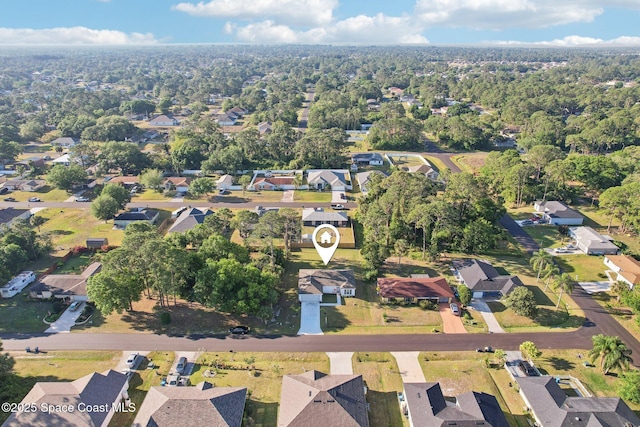 982 Pyracantha St NW, Palm Bay, FL 32907 - aerial view of property and surrounding area featuring nearby suburban area