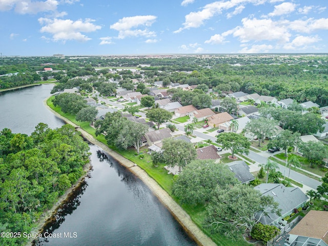 1459 Crane Creek Blvd, Melbourne, FL 32940 - aerial overview of property's location with a large body of water and nearby suburban area