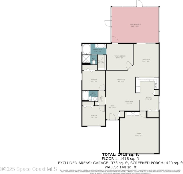 1459 Crane Creek Blvd, Melbourne, FL 32940 - view of property floor plan