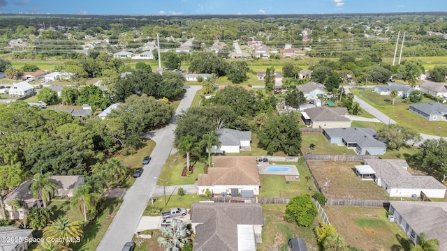 1510 Gardenton St NW, Palm Bay, FL 32907 - aerial view of property and surrounding area with nearby suburban area