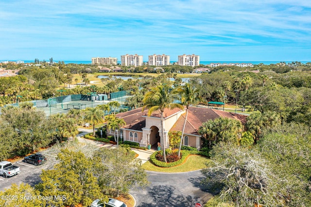 172 Whaler Dr, Melbourne Beach, FL 32951 - view from above of property featuring a nearby body of water