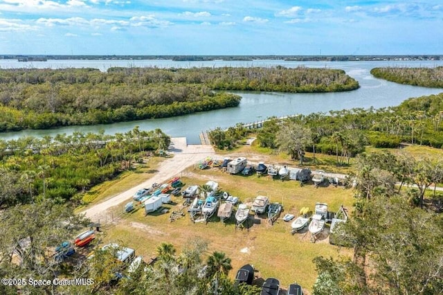 172 Whaler Dr, Melbourne Beach, FL 32951 - aerial view of property's location with a large body of water