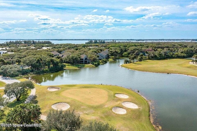 172 Whaler Dr, Melbourne Beach, FL 32951 - drone / aerial view of a large body of water and a golf course