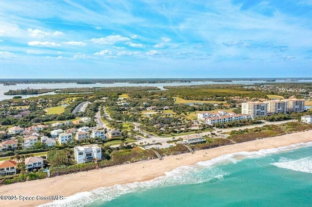 172 Whaler Dr, Melbourne Beach, FL 32951 - bird's eye view of waterfront with a beach