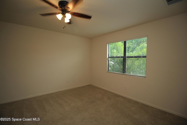 947 Remington Green Dr SE, Palm Bay, FL 32909 - spare room with carpet floors and ceiling fan